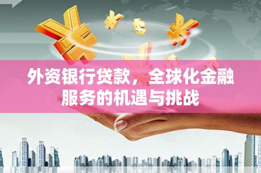河西外资银行贷款，全球化金融服务的机遇与挑战