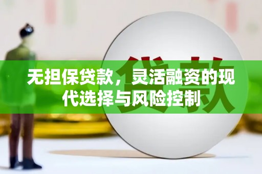 河西无担保贷款，灵活融资的现代选择与风险控制