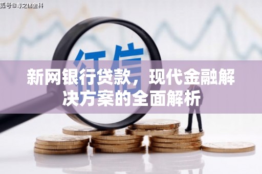 河西新网银行贷款，现代金融解决方案的全面解析