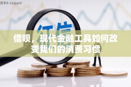 河西借呗，现代金融工具如何改变我们的消费习惯