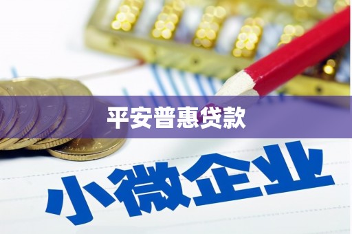 河西平安普惠贷款