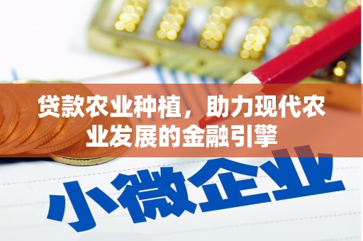 河西贷款农业种植，助力现代农业发展的金融引擎