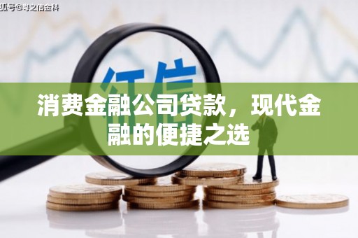 河西消费金融公司贷款，现代金融的便捷之选
