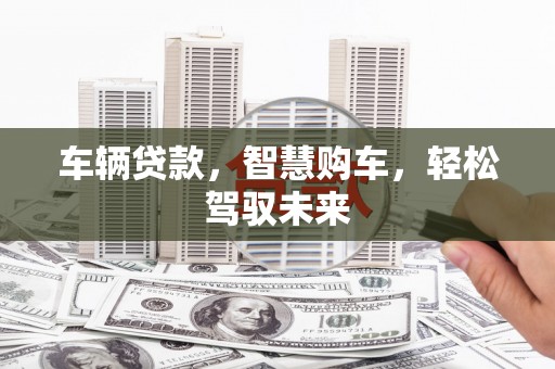 河西车辆贷款，智慧购车，轻松驾驭未来