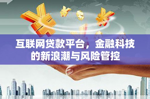 河西互联网贷款平台，金融科技的新浪潮与风险管控